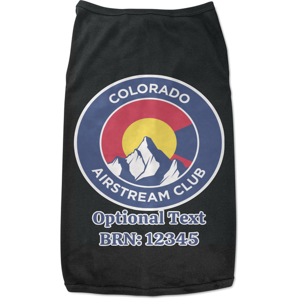 Custom Colorado Airstream Club Black Pet Shirt