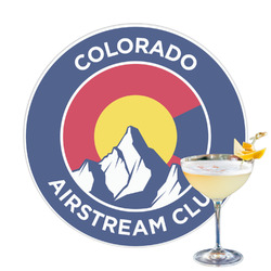 Colorado Airstream Club Printed Drink Topper