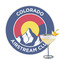 Colorado Airstream Club Drink Topper - Large - Single with Drink