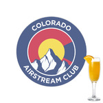 Colorado Airstream Club Printed Drink Topper - 2.15"