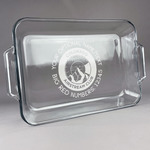 Colorado Airstream Club Glass Baking and Cake Dish