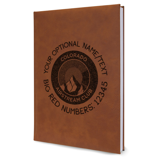 Custom Colorado Airstream Club Leatherette Journal - Large - Single-Sided