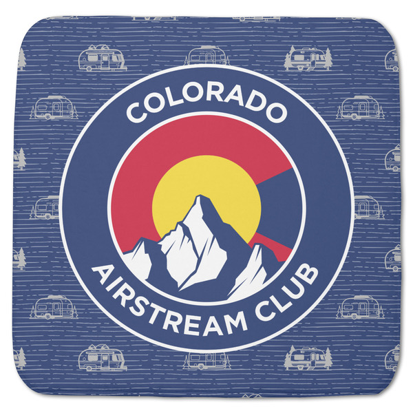 Custom Colorado Airstream Club Memory Foam Bath Mat - 48" x 48"