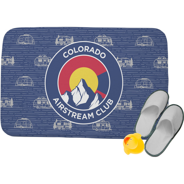 Custom Colorado Airstream Club Memory Foam Bath Mat