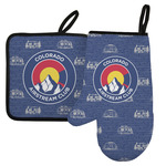 Colorado Airstream Club Left Oven Mitt & Pot Holder Set