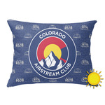 Colorado Airstream Club Outdoor Throw Pillow - Rectangular