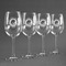 Colorado Airstream Club Personalized Wine Glasses (Set of 4)