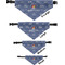 Colorado Airstream Club Pet Bandana Sizes