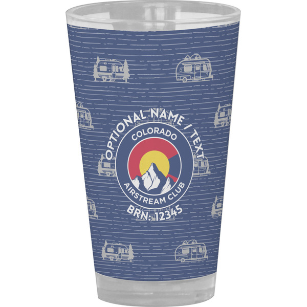 Custom Colorado Airstream Club Pint Glass - Full Color