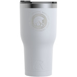 Colorado Airstream Club RTIC Tumbler - White - Laser Engraved - Single-Sided