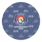 Colorado Airstream Club Round Stone Trivet