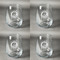 Colorado Airstream Club Set of Four Personalized Stemless Wineglasses (Approval)