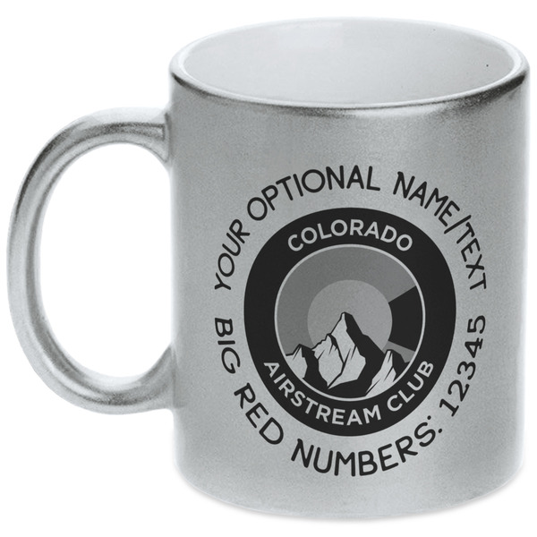 Custom Colorado Airstream Club Metallic Silver Mug