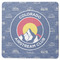 Colorado Airstream Club Square Coaster Rubber Back - Single