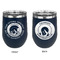 Colorado Airstream Club Stainless Wine Tumblers - Navy - Double Sided - Approval