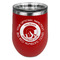 Colorado Airstream Club Stainless Wine Tumblers - Red - Double Sided - Front