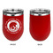 Colorado Airstream Club Stainless Wine Tumblers - Red - Single Sided - Approval