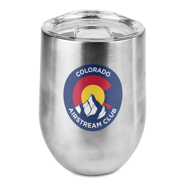 Custom Colorado Airstream Club Stemless Wine Tumbler - Full Print