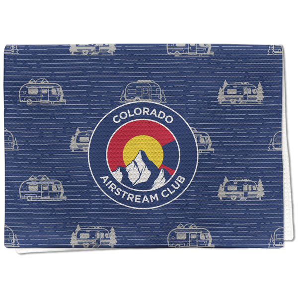 Custom Colorado Airstream Club Kitchen Towel - Waffle Weave