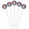 Colorado Airstream Club White Plastic 5.5" Stir Stick - Fan View