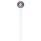 Colorado Airstream Club White Plastic 7" Stir Stick - Round - Single Stick