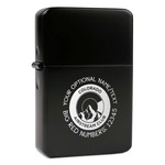 Colorado Airstream Club Windproof Lighter - Black - Single-Sided & Lid Engraved