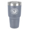 WBCCI Heritage logo 30 oz Stainless Steel Ringneck Tumbler - Grey - Front