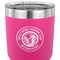 WBCCI Heritage logo 30 oz Stainless Steel Ringneck Tumbler - Pink - CLOSE UP