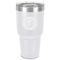 WBCCI Heritage logo 30 oz Stainless Steel Ringneck Tumbler - White - Front