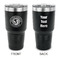 WBCCI Heritage logo 30 oz Stainless Steel Ringneck Tumblers - Black - Double Sided - APPROVAL