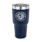 WBCCI Heritage logo 30 oz Stainless Steel Ringneck Tumblers - Navy - FRONT