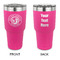 WBCCI Heritage logo 30 oz Stainless Steel Ringneck Tumblers - Pink - Double Sided - APPROVAL