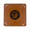 WBCCI Heritage logo 6" x 6" Leatherette Snap Up Tray - FLAT FRONT