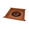 WBCCI Heritage logo 6" x 6" Leatherette Snap Up Tray - FOLDED UP