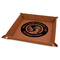 WBCCI Heritage logo 9" x 9" Leatherette Snap Up Tray - FOLDED