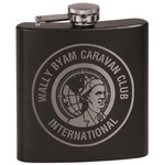 WBCCI Heritage logo Black Flask Set