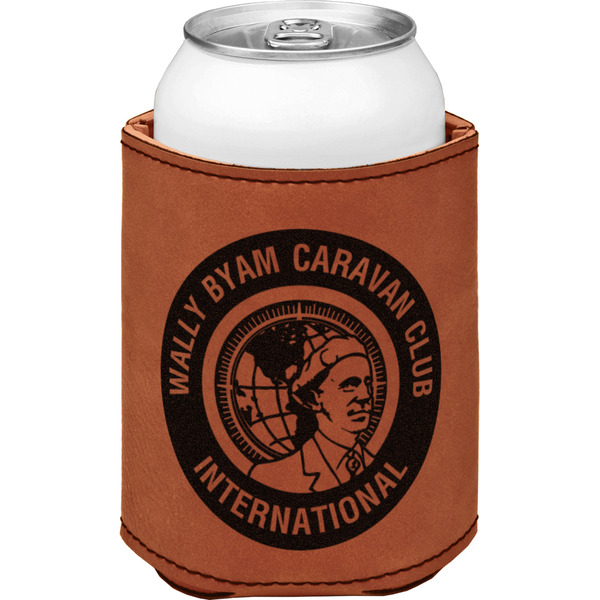 Custom WBCCI Heritage logo Leatherette Can Sleeve - Double-Sided