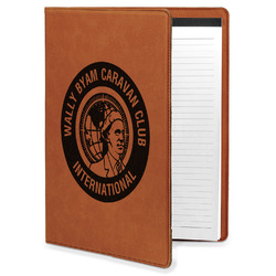 WBCCI Heritage logo Leatherette Portfolio with Notepad