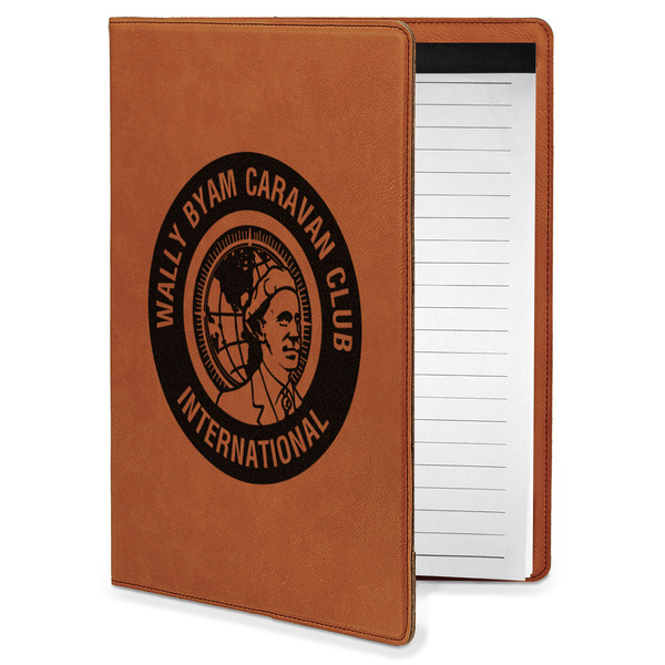 Custom WBCCI Heritage logo Leatherette Portfolio with Notepad - Small - Double-Sided