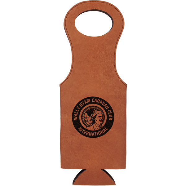 Custom WBCCI Heritage logo Leatherette Wine Tote