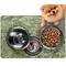 WBCCI Heritage logo Dog Food Mat - Small LIFESTYLE