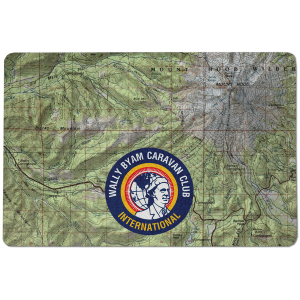 Custom WBCCI Heritage logo Dog Food Mat