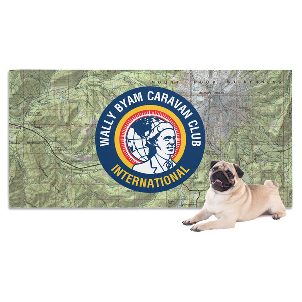 Custom WBCCI Heritage logo Dog Towel