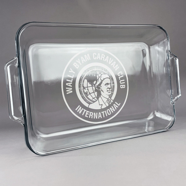 Custom WBCCI Heritage logo Glass Baking and Cake Dish