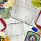 WBCCI Heritage logo Glass Baking Dish Set - Lifestyle