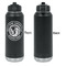 WBCCI Heritage logo Laser Engraved Water Bottles - Front Engraving - Front & Back View