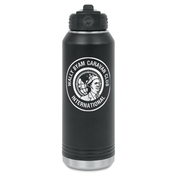 Custom WBCCI Heritage logo Water Bottle - Laser Engraved