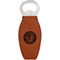 WBCCI Heritage logo Leather Bar Bottle Opener - FRONT