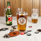 WBCCI Heritage logo Leather Bar Bottle Opener - IN CONTEXT