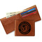 WBCCI Heritage logo Leather Bifold Wallet - Open Wallet In Back